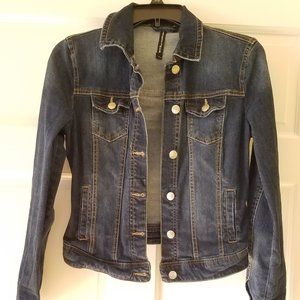 Dark Wash Denim Jacket XS